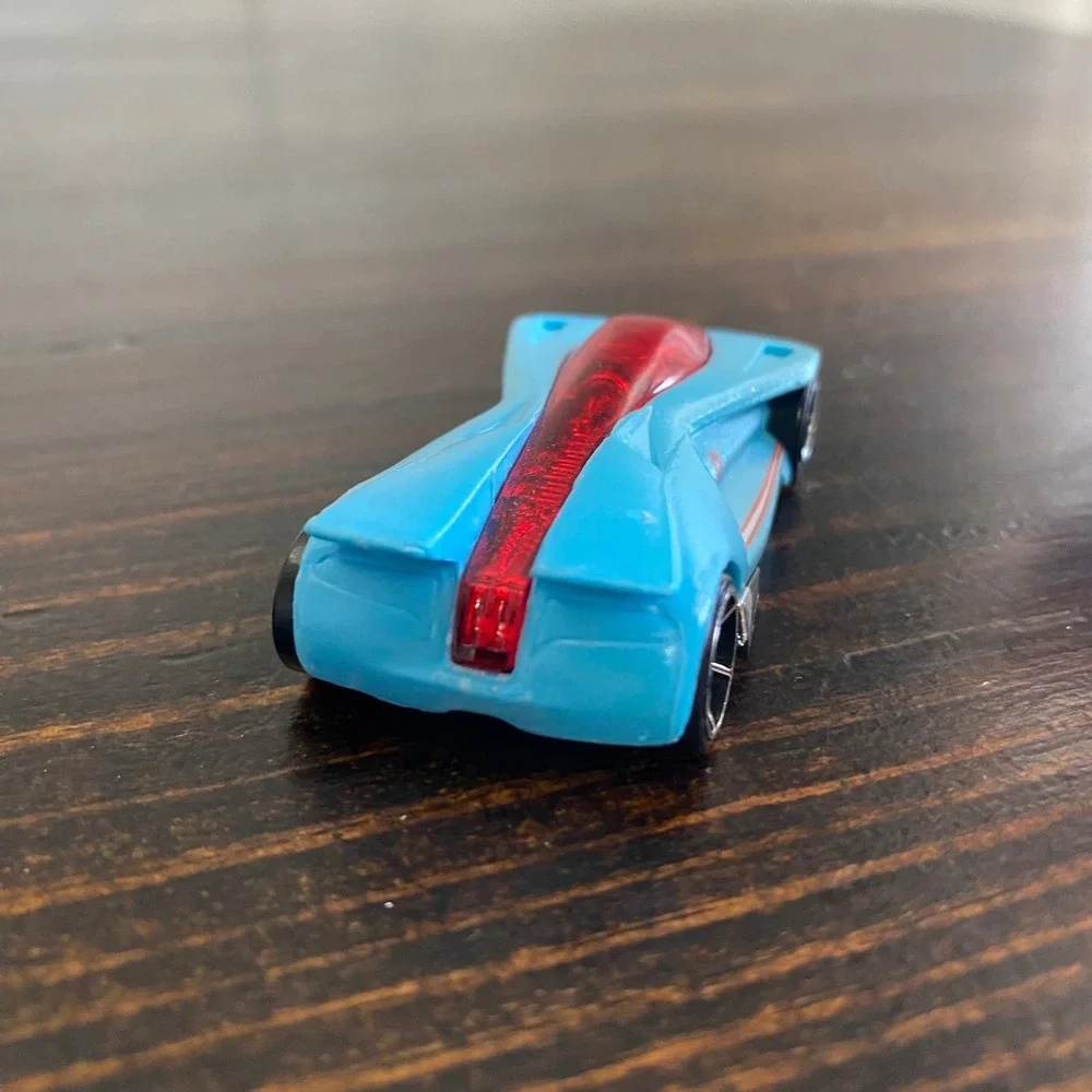 Hot Wheels Anthracite Acceleracers Light‎ Blue Mystery Models Diecast Car G8125